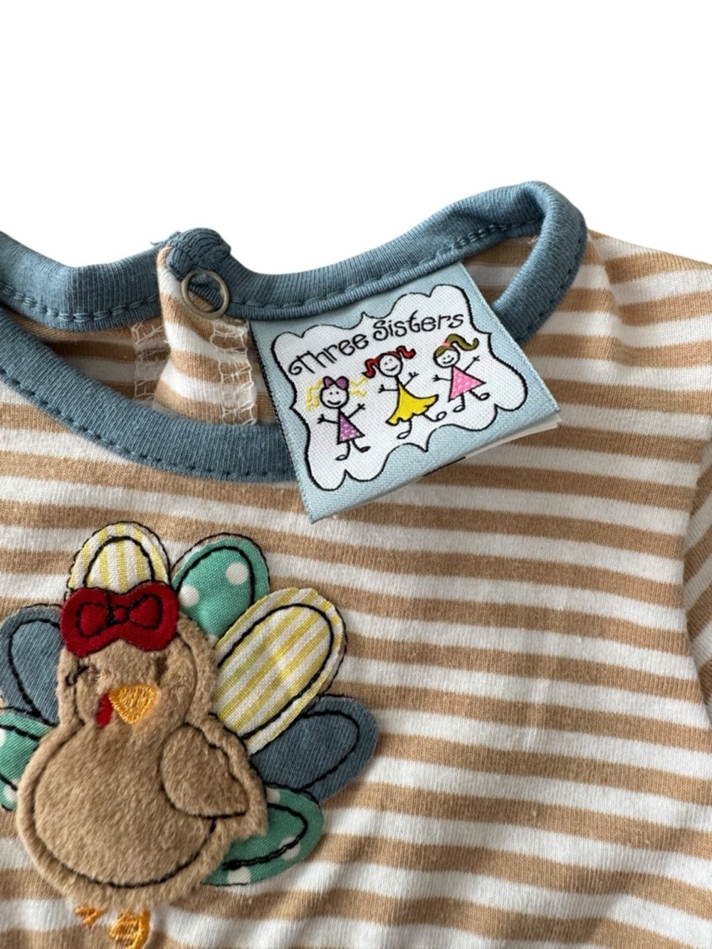 Three Sisters Thanksgiving Shirt Size Newborn - Picture 3 of 7
